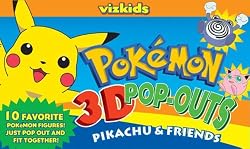 Pok&eacute;mon:  Pokemon 3D Pop Outs: Pikachu & Friends