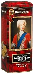 Walkers Shortbread Rounds, 10.6-Ounce Bonnie Prince Charlie Tin