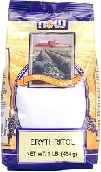 NOW Foods Erythritol Pure Sweetener,  16 Ounce Bags (Pack of 3)