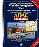 ADAC StadtAtlas Mecklenburgische Seenplatte 1:20 000 M&uuml;ritz, Neubrandenburg, Neustrelitz, Waren: M&uuml;ritz, Neubrandenburg, Neustrelitz, Waren - Grossraum .. - 200 St&auml;dte und Gemeinden - 1:20000 - GPS-genau - ADAC Kartografie