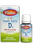 Carlson Super Daily D3 400 IU for Kids 0.35 fl.oz (10.3ml)