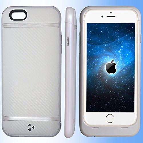 iPhone 6/iPhone 6S battery case, Apple MFI Certified-[Lifetime Warranty] 3200mAh 130% extra battery for iPhone 6/6S Ultra Slim Battery Case(4.7 Inches) / iPhone 6/6S Charger Backup Power Bank (White)