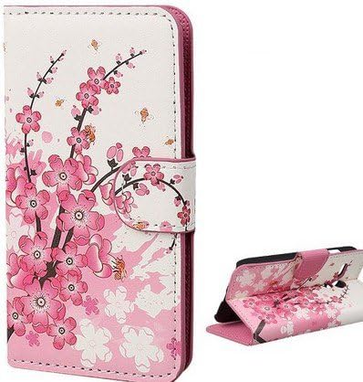 G2 Case,case for LG G2,Thinkcase Flower Wallet Leather Carrying Case Cover With Credit ID Card Slots Flip leather case For LG G2 02#