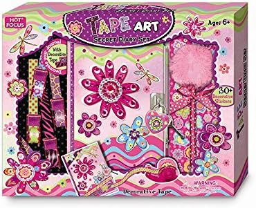 Best Designer Jewelry Children's Flower Meadow Tape Art Secret Diary Set