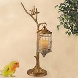 Golden Songbird Hanging Wire Lantern Golden Songbird Hanging Wire Lantern