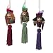 Nutcracker Ballet Dangle Christmas Ornaments Set of 3