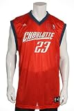 Adidas Orange, Navy, Black and White Jason Richardson Charlotte Bobcats Jersey