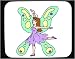 Mouse Pad with butterfly, dancing, fairy, ballerina