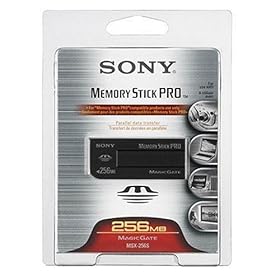 Sony 256MB Memory Stick Pro MSX-256S Retail Package.