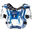 Thor MX Quadrant Protector Youth Roost Deflector Dirt Bike Motorcycle Body Armor - Clear/Blue