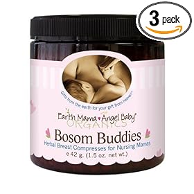 Earth Mama Angel Baby Bosom Buddies, 1.5-Ounce Jar (Case of 3)