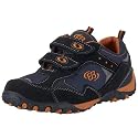 Br&uuml;tting Lucca V 501054, Jungen Sneaker, blau, (marine-orange-silber)