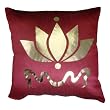 Lotus Flower Auspicious Symbol Decorative Buddha Pillow