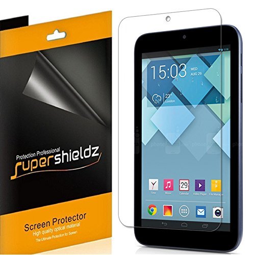 [3-Pack] SUPERSHIELDZ- Anti-Bubble HD Clear Screen Protector For ALCATEL ONETOUCH PIXI 7 Tablet + Lifetime Replacements Warranty - Retail Packaging