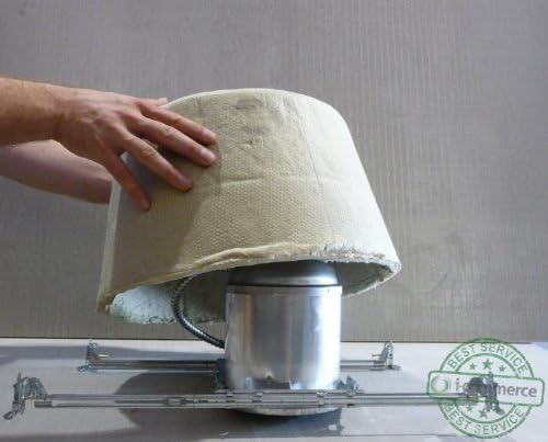 Tenmat Draft Stop Covers for Recessed Lighting: Eliptical Shape FF130-E (Case of 20)