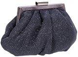La Regale  Sparkle Chiffon Pouch On Frame 24635 Clutch
