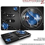 DJ Hero Skin Barbwire Heart Blue fits Nintendo Wii DJ Heros (DJ HERO NOT IN ....