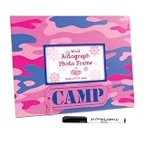 Camp Autograph Photo Frame in Pink