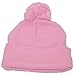 BWH Quality Solid Color Cuffed Hat W/Large Pom Pom (One Size)(Fits Large Heads)