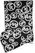 Women's Michael Kors 2 Piece Scarf and Hat Set Black/Cream