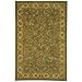 Safavieh Antiquities Collection AT313A Handmade Green and Gold Hand-Spun Wool Round Area Rug, 6-Feet Round