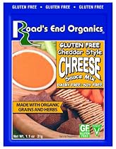 Road's End Organics Gluten Free Cheddar Chreese Mix, 1.1-Ounce Pouches (Pack of 12)