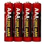 CTA Digital DB-12AAA AAA Rechargeable NiMH Battery (850mAh, 1.2V) - 4 Pack