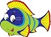 Wallmonkeys Peel and Stick Wall Decals - Coral Fish - Removable Graphic