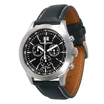 Field & Stream Men's Lumi-Tech Black Leather Strap Watch #F183GKSKLC