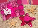 Glass Starfish Candle Holder (Set of 96) - Baby Shower Gifts & Wedding Favors