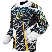 Fox Racing Platinum Men's Motocross Motorcycle Jersey - Color: Blue/Yellow, Size: X-Large
