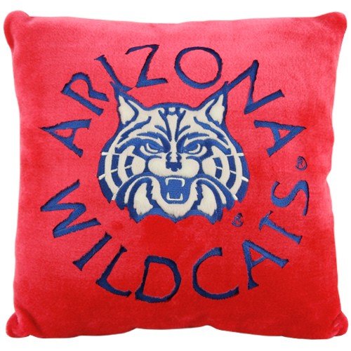 Arizona Wildcats Cardinal 15'' Square 3D Plush Pillow
