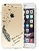 iPhone 6S Case, Sophia Shop Ultra [Thin Slim] Premium Flexible Soft TPU Extra Grip Anti-Scratch Protective Transparent Border Back Cover For Apple iPhone 6S 6(Feather)