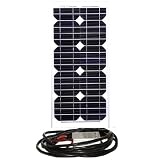 Instapark® 20W Mono-crystalline Solar Panel with 12V Solar Charge Controller