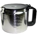 Universal Replacement 12-cup Stainless Steel Euro-Style Replacement Coffee Carafe