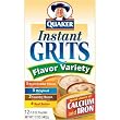 Quaker Instant Grits Varitey Pack, 12-Count Box (Pack of 6)
