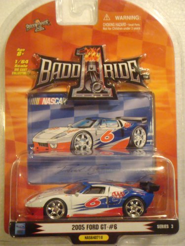 BestBadd Ride Nascar Series Red/White/Blue AAA #6 2005 Ford GT 1/64 Badd Ride Nascar Series Red/White/Blue AAA #6 2005 Ford GT 1/64