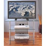 VTI AGR37-X AGR Series 3-Shelf Plasma/LCD 37" TV Stand Color: Silver