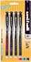 uni-ball Impact Stick Gel Pens, 4 Colored Ink Pens (65814PP)