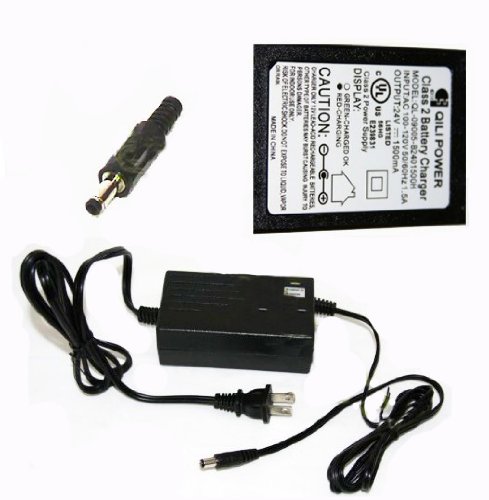 24v Scooter Battery Charger For E-zip 150, Izip I130, Izip I135, Izip I150, Mongoose M130, Mongoose M150 (Select Models), Schwinn S150 (Select Models), X-treme X-010
