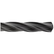 Union Butterfield T400 High Speed Steel Core Drill Bit, Black Oxide Finish, Morse Taper Shank, Spiral Flute, 118 Degree Point Angle, 1 1/8"