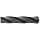 Union Butterfield T400 High Speed Steel Core Drill Bit, Black Oxide Finish, Morse Taper Shank, Spiral Flute, 118 Degree Point Angle, 1 1/8"