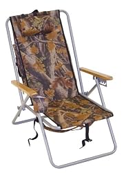 WearEver Camo Hi-Back Backpack Chair