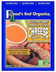 Road's End Organics Gluten Free Cheddar Chreese Mix, 1.1-Ounce Pouches (Pack of 12)