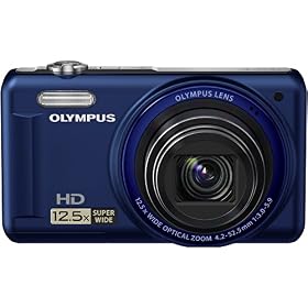 Click here to buy Olympus VR-320 14 MP Digital Camera with 12.5x Optical Zoom and 3 LCD (Blue) by Olympus.