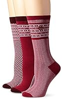 Timberland Women's Patterned Crew Boot Socks 3-Pack