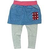 【H27年秋冬物】 CHILD CHAMP(チャイルド チャンプ) デニム×スラブストレッチ天竺バックフリルスカッツ 95cm/BL NO.C-86153303