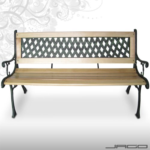 Jago - Banc bancs mobilier décoration de jardin design croix(GRTB01-1)
