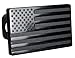 USA American Flag Metal Trailer Hitch Cover (Fits 2