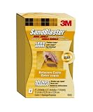 3M SandBlaster 9565 Large Between Coats Dual Angle Sanding Sponge, 2.5 in x 4.5 in x 1 in, 220-Grit